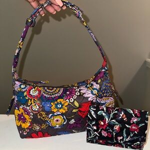 Vera Bradley Shoulder Bag and Wallet Bundle